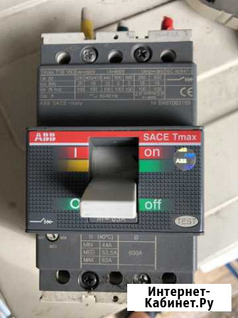 Автоматический выключатель ABB Sace Tmax T1B 63А Москва - изображение 1