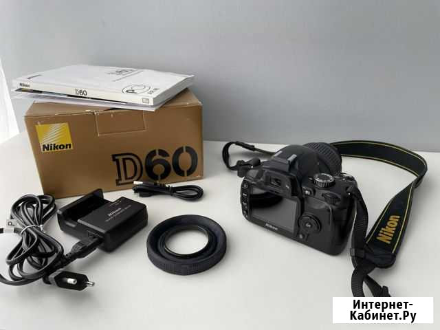 Зеркальный фотоаппарат nikon d60 Ростов-на-Дону - изображение 1