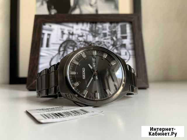 Seiko Recraft seiko snkn43. All Black Иркутск - изображение 1