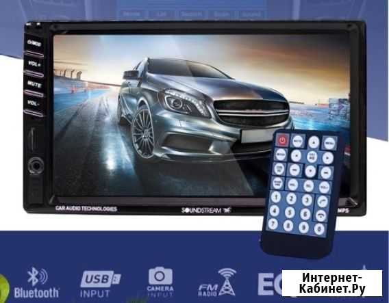 Новые 2DIN Магнитолы сенсор,блютус Барнаул - изображение 1