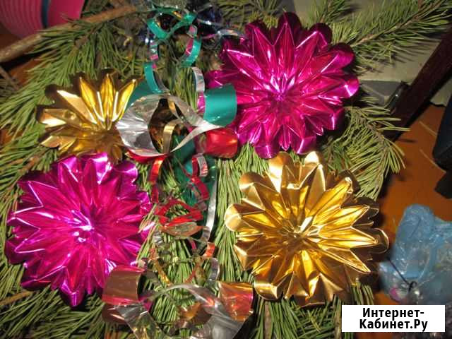 Ёлочные игрушки из фольги СССР Ульяновск - изображение 1