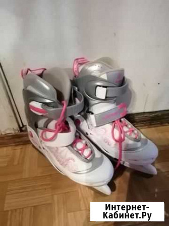Коньки фигурные раздвижные 34-37 р Санкт-Петербург - изображение 1