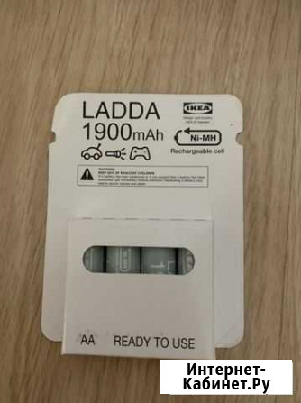 Ladda 2450mAh Аккумуляторная батарейка, HR06 AA Новосибирск - изображение 1