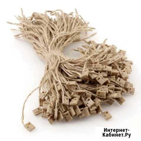 Держатели этикеток 18 см крафтовые с замочком 10ш Красноярск - изображение 1