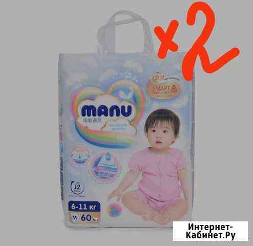Подгузники-трусики manu M (6-11) Мурино