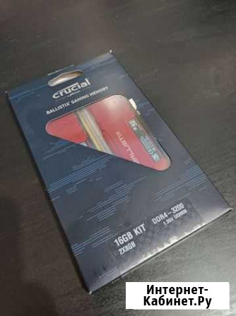 DDR4 Crucial Ballistix 2x8 3200 Red Пермь - изображение 1