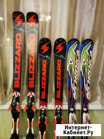 Горные лыжи SL 156 GS 177 Blizzard Nordica Москва - изображение 1