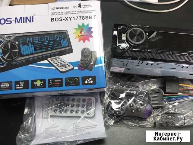 Магнитола bos mini с блютузом новая Владимир - изображение 1
