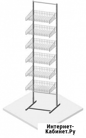 Стойка торговая универсальная 6 корзин 440 мм (сва Ростов-на-Дону - изображение 1