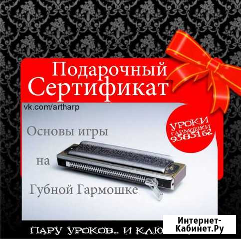 Подарочные Купоны губная гармошка Санкт-Петербург - изображение 1
