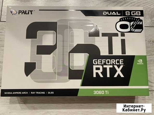 Видеокарта palit RTX 3060 Ti dual 8 GB Казань - изображение 1