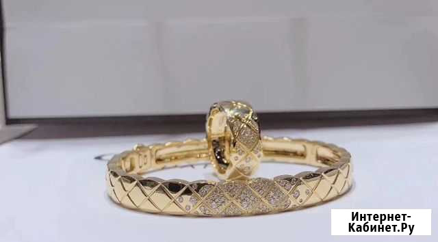 Золотой комплект Chanel 45 гр 1 ct Санкт-Петербург - изображение 1