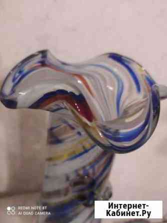 Ваза(эпоха СССР). Гутная техника Кострома