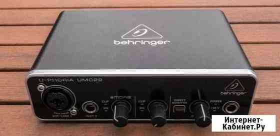 Аудиокарта Behringer umc 22 Кольчугино