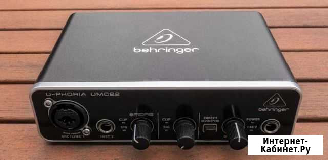 Аудиокарта Behringer umc 22 Кольчугино - изображение 1