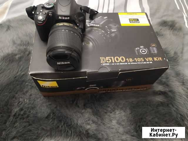 Зеркальный фотоаппарат Nikon D5100 kit 18-105mm Пенза - изображение 1