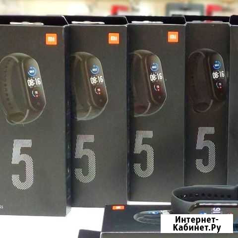 Фитнес браслет Mi Band 5 + пленка в подарок Ижевск - изображение 1