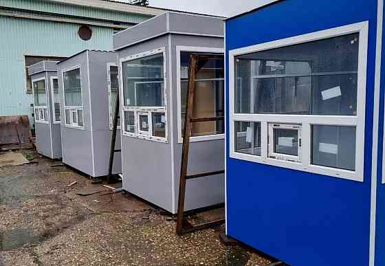 Пост охраны 1, 5х1, 5х2, 5м, новый, утепленный, окна пвх, металлический Москва