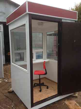 Пост охраны 1, 5х1, 5х2, 5м, новый, утепленный, окна пвх, металлический Москва