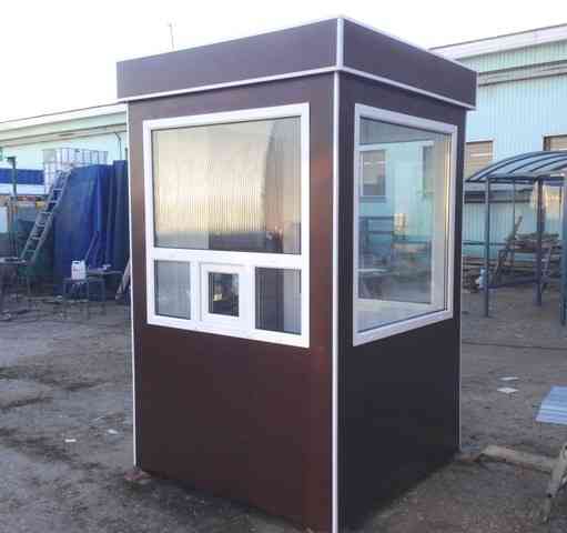 Пост охраны 1, 5х1, 5х2, 5м, новый, утепленный, окна пвх, металлический Москва