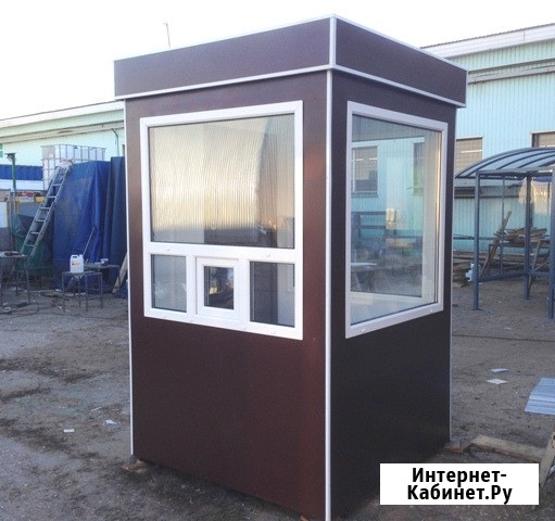 Пост охраны 1, 5х1, 5х2, 5м, новый, утепленный, окна пвх, металлический Москва - изображение 2