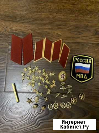 Звёзды петлицы эмблемы зажим кокарда мвд СССР Владикавказ - изображение 1