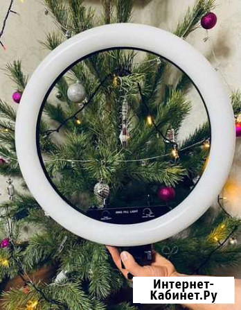 Кольцевая лампа 45 RGB со штатом 210см Липецк - изображение 1