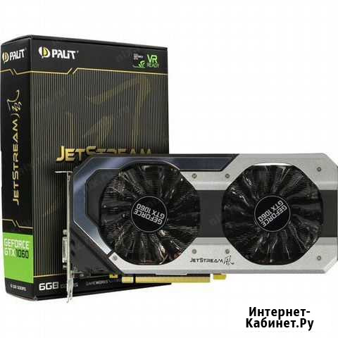 Видеокарта palit GeForce GTX 1060 JetStream 6Gb Липецк - изображение 1