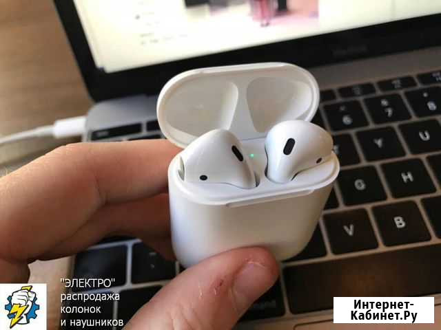Аирподс 2. Наушники apple + кейс + гарантия. Жми Череповец - изображение 1