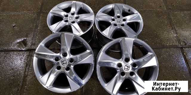 Диски ориг. Хонда 17x7.5J 5x114.3 ET55 dia 64.1 Москва - изображение 1