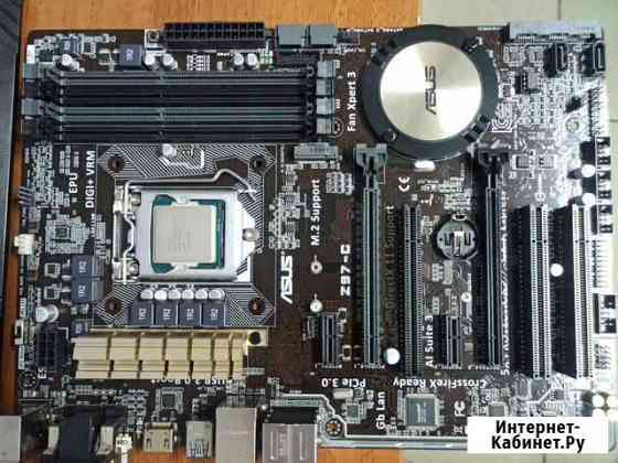 Материнская плата s1150 Asus Z97-C с разъемом M2 Краснодар