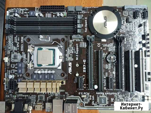 Материнская плата s1150 Asus Z97-C с разъемом M2 Краснодар - изображение 1