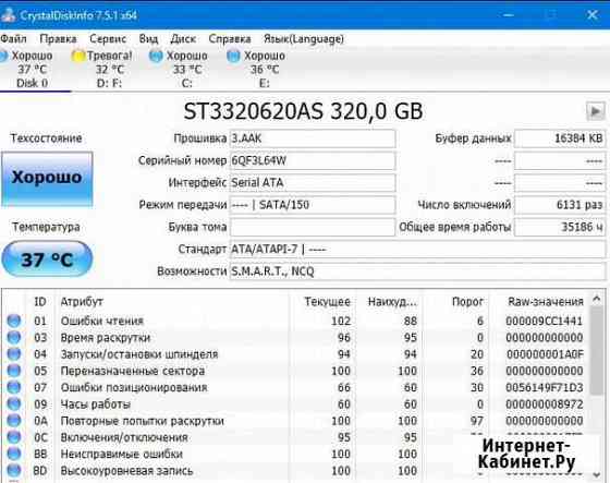 HDD 320gb Москва