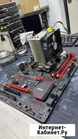 Комплект Ryzen 2600 +мать +16гб +башня Хабаровск - изображение 1