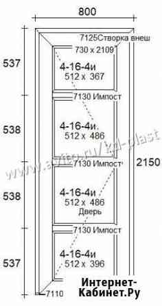 Дверь пластиковая входная усиленная 800*2150 Калининград