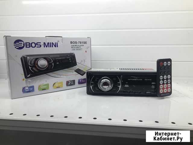 Автомагнитола bossmini BOS781SE USB micro auxпульт Барнаул - изображение 1