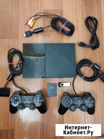 Sony Playstation 2 Slim 32 gb Омск - изображение 1