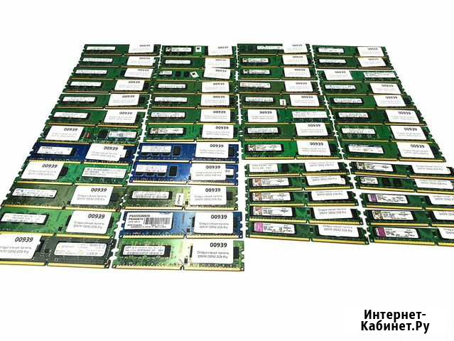 Оперативная память dimm DDR2 2Gb б\у Новосибирск - изображение 1