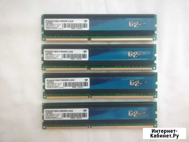 DDR3 Patriot G2 16 Гб (4x4) Архангельск - изображение 1
