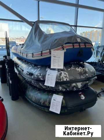 Лодка пвх Хантер 360А зеленый кмф Ханты-Мансийск - изображение 1