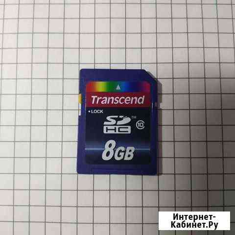 Карта памяти Transcend sdhc 8 GB Владимир