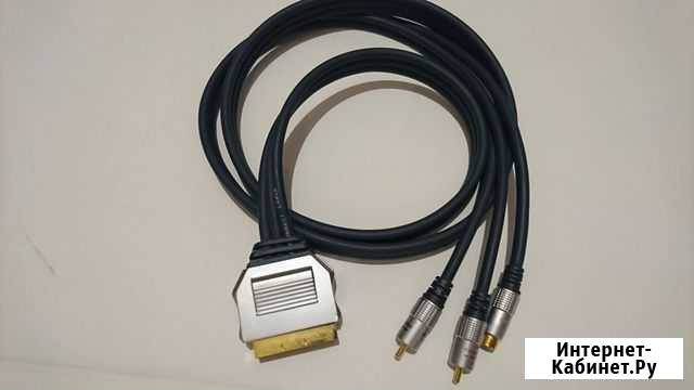 Кабель profigold Scart - RCA Нижний Новгород - изображение 1
