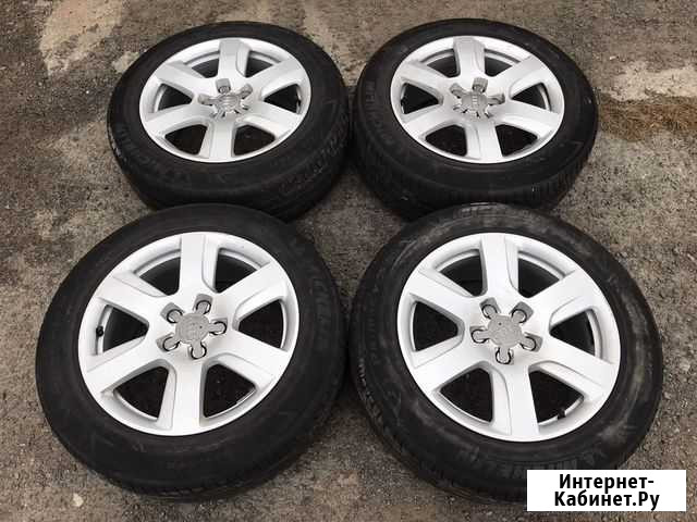 Оригинал ковка audi A6 C7 Michelin 225/55 R17 97Y Санкт-Петербург - изображение 1