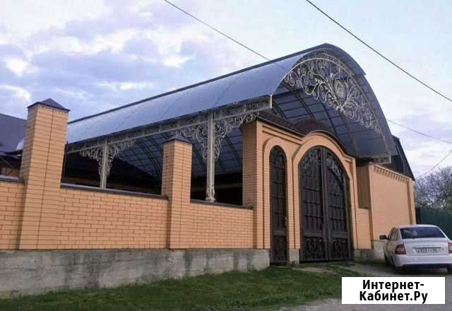 Навесы из Поликарбоната художественной ковки Грозный - изображение 1