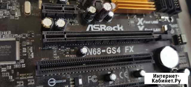 Материнская плата asrock N68-GS4/FX4330/4GB kingst Анапа - изображение 1