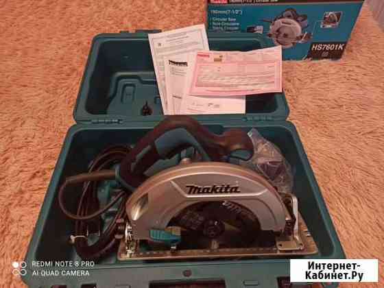 Новая дисковая пила makita HS7601k Йошкар-Ола