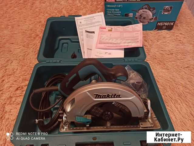 Новая дисковая пила makita HS7601k Йошкар-Ола - изображение 1