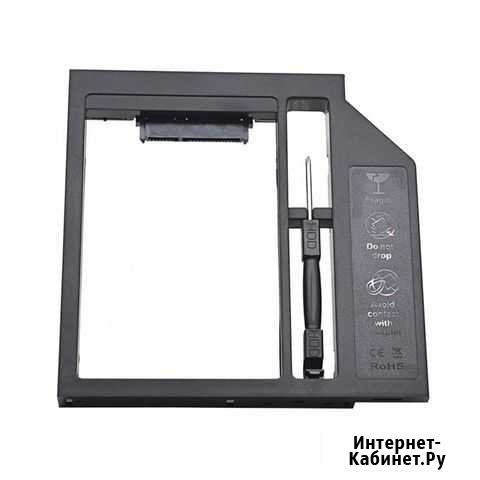 Адаптер Оptical bay drive CD/DVD 9.5мм/12.7мм SATA Красноярск - изображение 1
