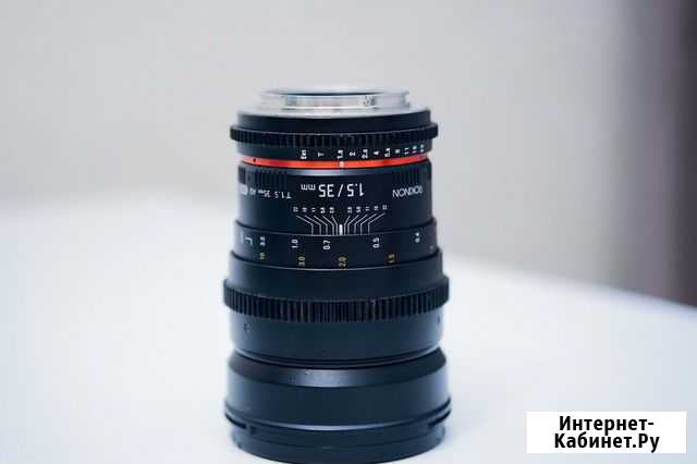 Rokinon\Samyang 35mm T1.5 Canon EF Краснодар - изображение 1