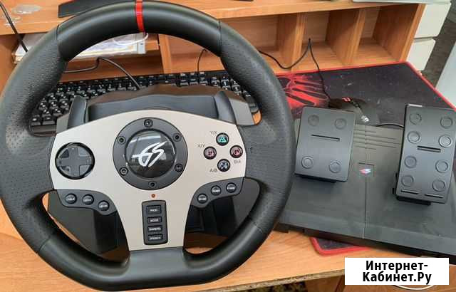 Игровой руль Dexp Wheelman 900 градусов Ишим - изображение 1